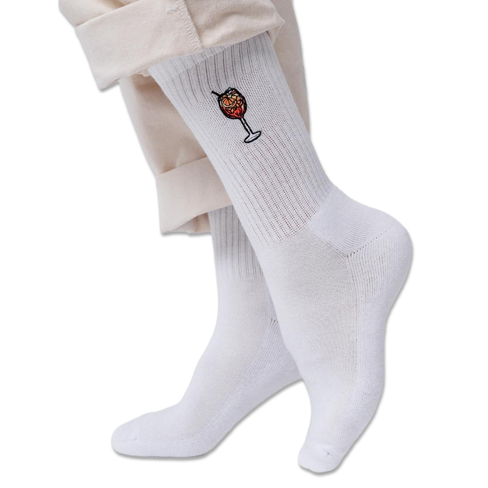 Bio Baumwoll Socken Bestickt von Fashion Drinks
