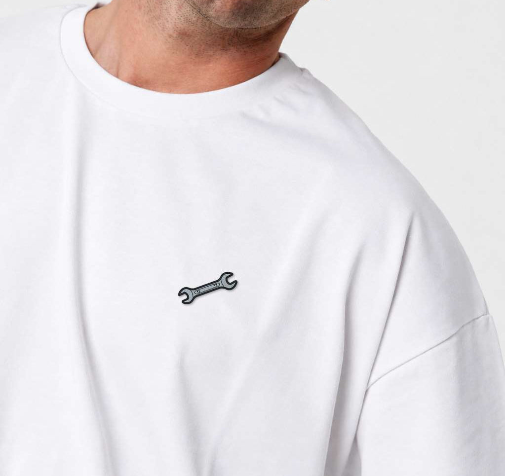 13er Schlüssel | Heavy Oversized Bio Baumwoll T-Shirt