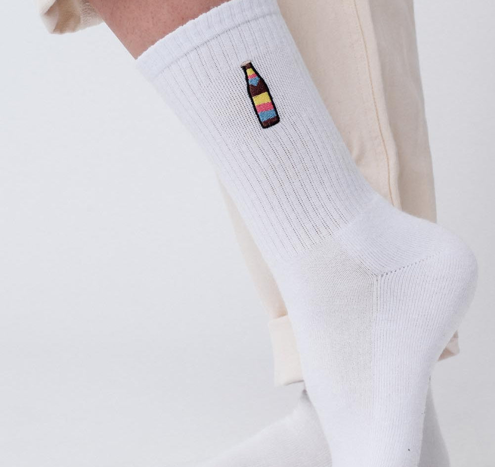 Cola Mix | Bestickte Bio Baumwoll Socken