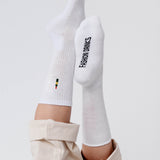 Weinflasche | Bestickte Bio Baumwoll Socken
