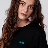 schnelle Brille | Besticktes Bio Baumwoll Unisex T-Shirt