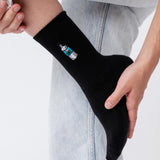 Luft | Bestickte Bio Baumwoll Socken
