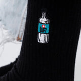 Luft | Bestickte Bio Baumwoll Socken