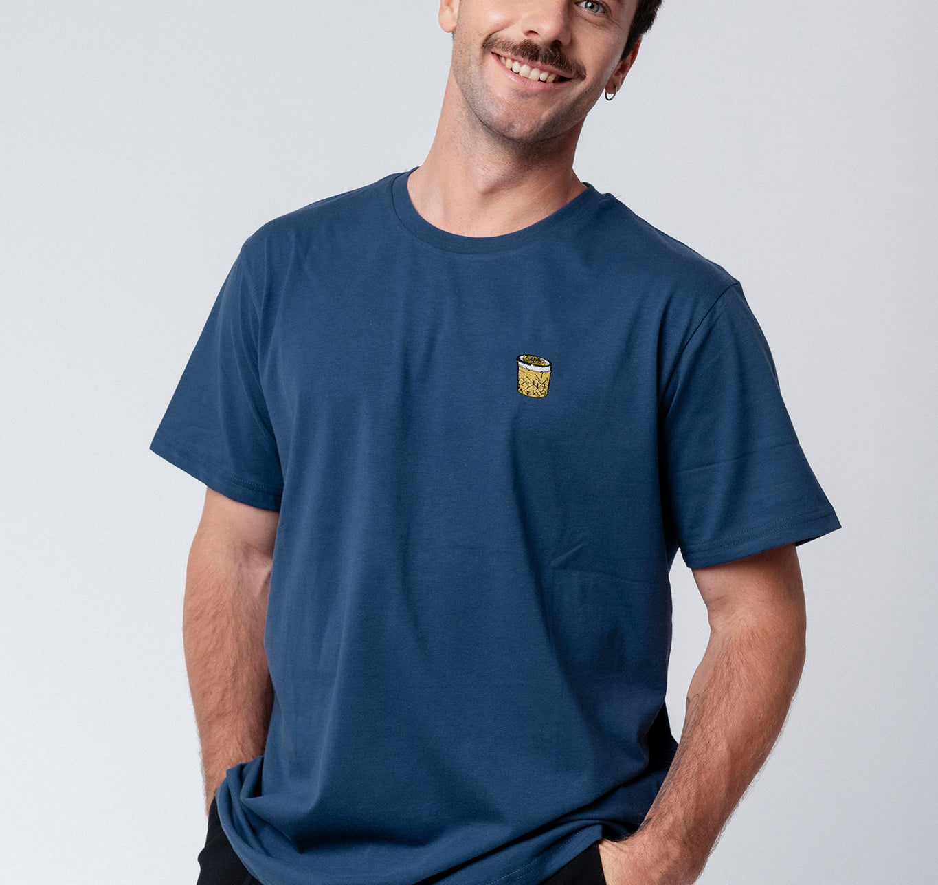 Whisky Sour | Besticktes Bio Baumwoll Unisex T-Shirt