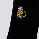 Maßkrug | Bestickte Bio Baumwoll Socken