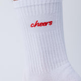 Cheers | Bestickte Bio Baumwoll Socken