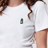 Jägermeister | Besticktes Bio Baumwoll Cropped T-Shirt