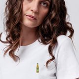 Somersby Apple | Besticktes Bio Baumwoll Cropped T-Shirt