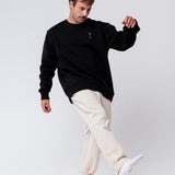 Spritz | Bestickter Bio-Baumwoll Unisex Pullover