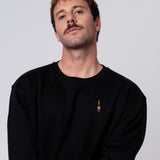 B-Ware / Cola Mix / unisex Pullover / schwarz / L