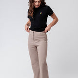 Kleiner Klopfer | Besticktes Frauen Bio Baumwoll T-Shirt