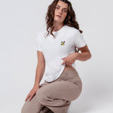 Kleiner Klopfer | Besticktes Frauen Bio Baumwoll T-Shirt