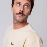 Siebträger & Tamper | Bestickter Bio-Baumwoll Unisex Pullover