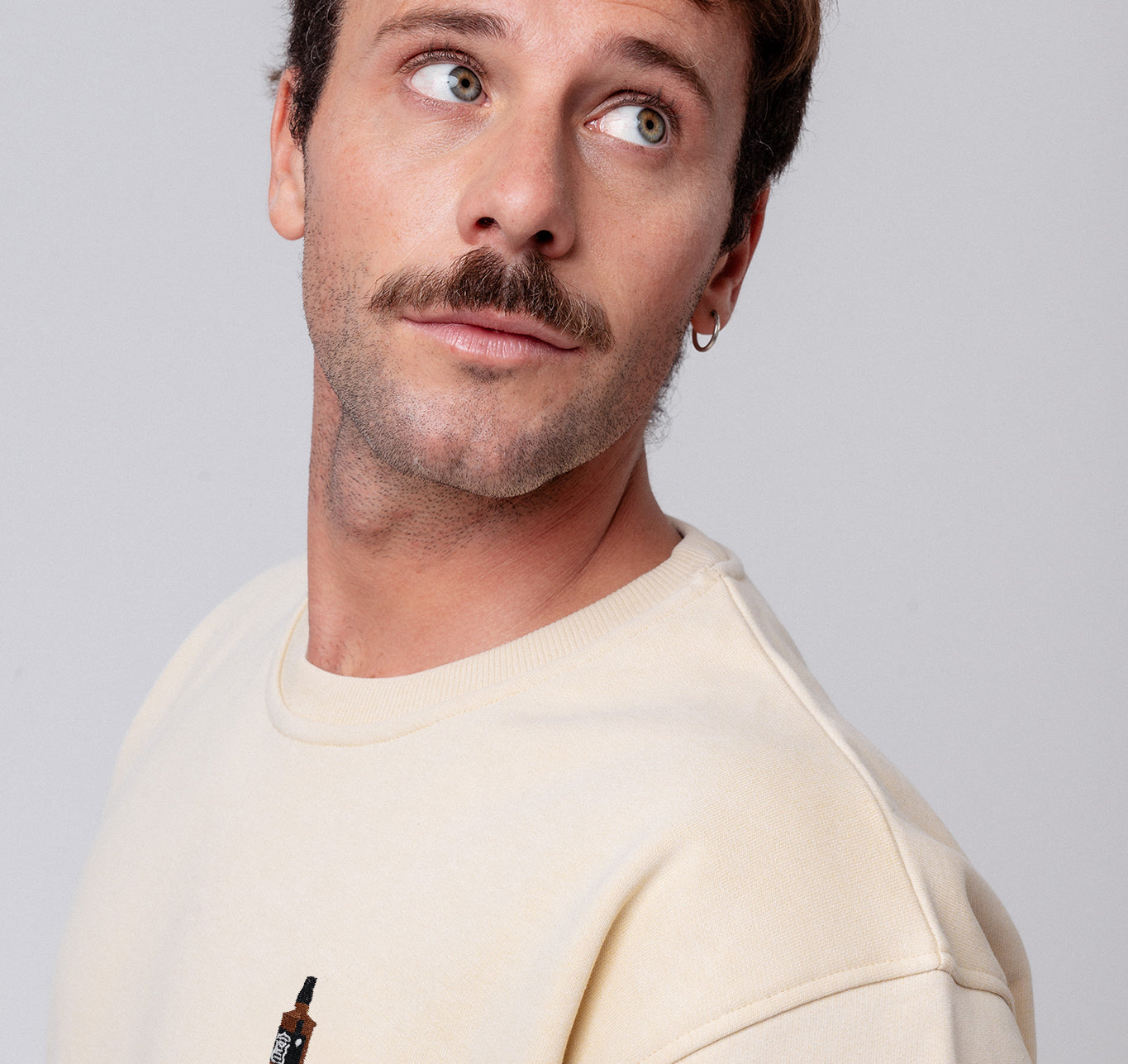 Whisky | Bestickter Bio-Baumwoll Unisex Pullover