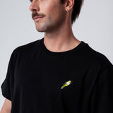 Tornado | Besticktes Bio Baumwoll Unisex T-Shirt