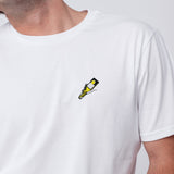 Tornado | Besticktes Bio Baumwoll Unisex T-Shirt