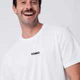 Fomo | Besticktes Bio Baumwoll Unisex T-Shirt