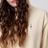 Mangaroca Batida de Côco | Bestickter Bio-Baumwoll Unisex Hoodie