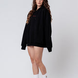 Caffé doppio | Bestickter Bio Baumwoll Unisex Hoodie