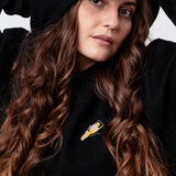 Tornado | Bestickter Bio-Baumwoll Unisex Hoodie