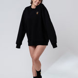 Kaffeemühle | Bestickter Bio-Baumwoll Unisex Pullover