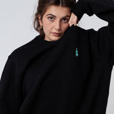 Pfeffi | Bestickter Bio-Baumwoll Unisex Pullover