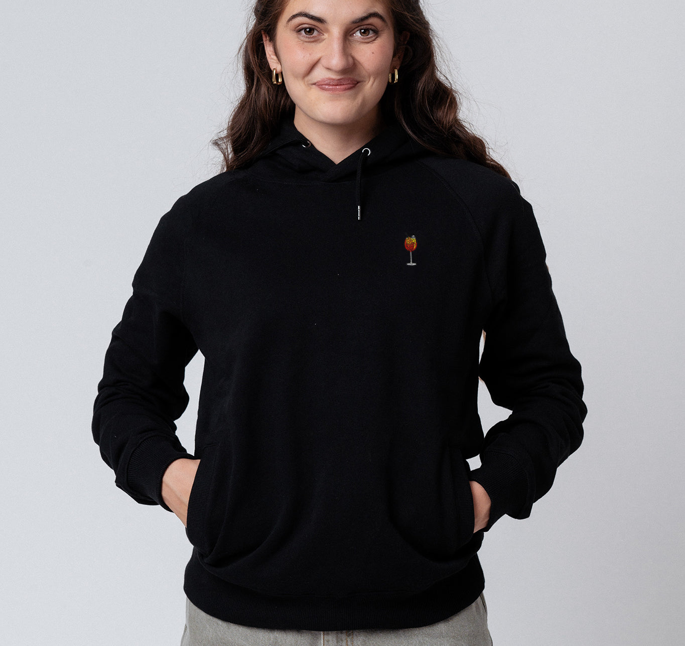 Spritz | Bestickter Bio-Baumwoll Unisex Hoodie