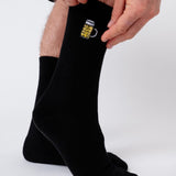 Maßkrug | Bestickte Bio Baumwoll Socken