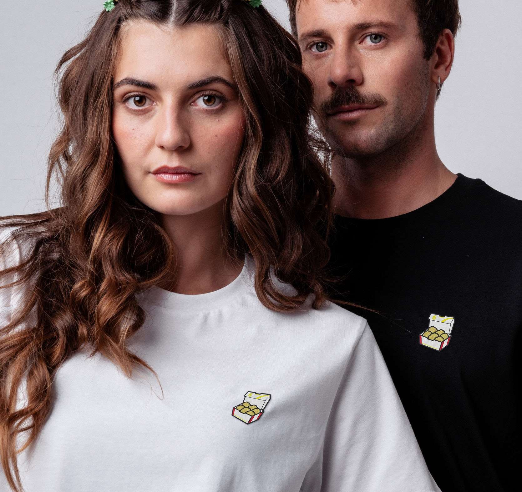 6er Nuggets T-Shirt Weiß