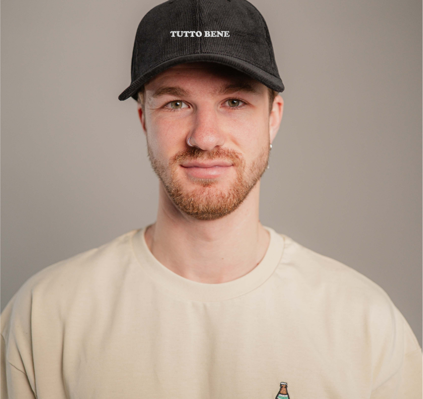 Tutto Bene| Bestickte Bio Baumwoll Cord Cap