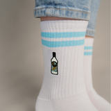 Mangaroca Batida de Côco | Bestickte Bio Baumwoll Socken