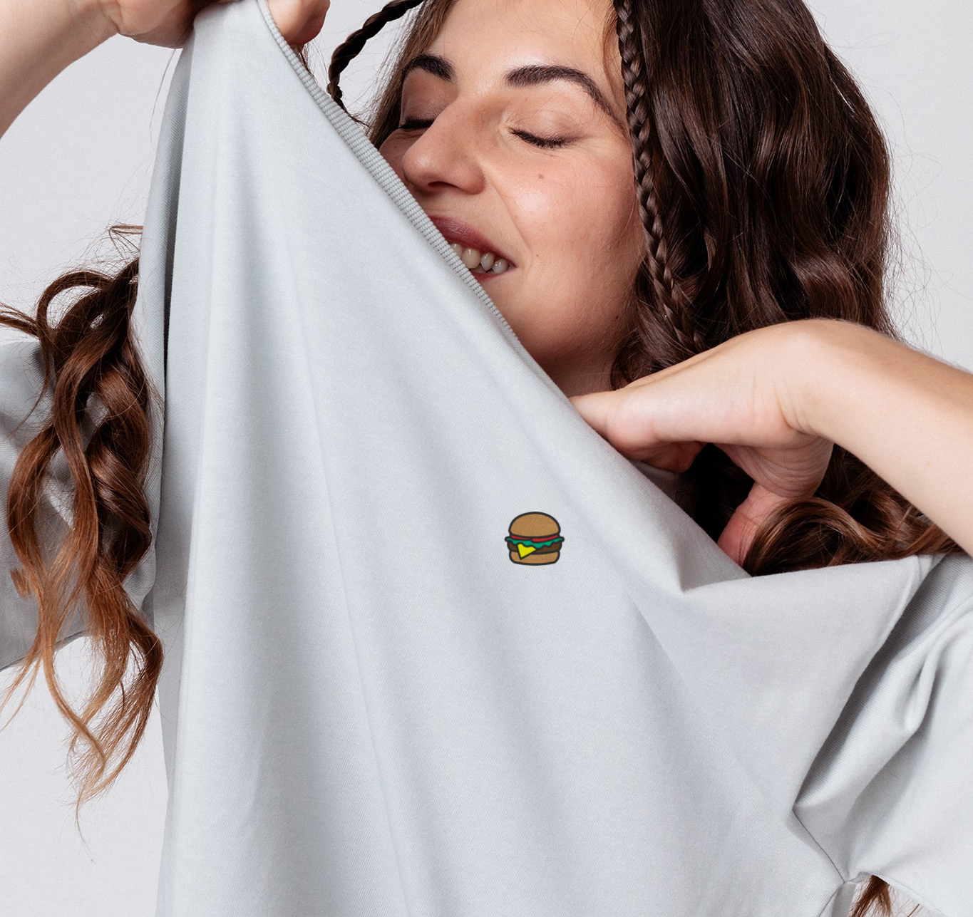 Burger | Heavy Oversized Bio Baumwoll T-Shirt