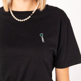 Lauch | Besticktes Bio Baumwoll Unisex T-Shirt