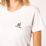 TAILORED TASTES Gin Tonic | Besticktes Frauen Bio Baumwoll T-Shirt