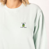 TAILORED TASTES Gin Basil Smash | Bestickter Bio-Baumwoll Unisex Pullover