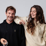 Kirschwasser | Bestickter Bio Baumwoll Unisex Hoodie