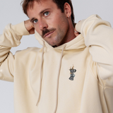 Espressokocher Boom | Bestickter Bio Baumwoll Unisex Hoodie
