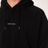 Vodka Soda | Bestickter Bio-Baumwoll Männer Hoodie