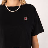 B-Ware / Negroni / Cropped Top / schwarz / L