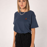 Pommes | Besticktes Bio Baumwoll Unisex T-Shirt