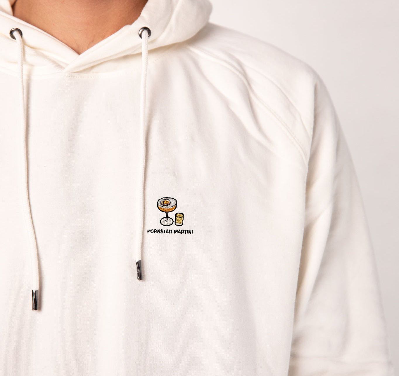 TAILORED TASTES Pornstar Martini | Bestickter Bio-Baumwoll Unisex Hoodie