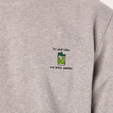 TAILORED TASTES Gin Basil Smash | Bestickter Bio-Baumwoll Unisex Pullover