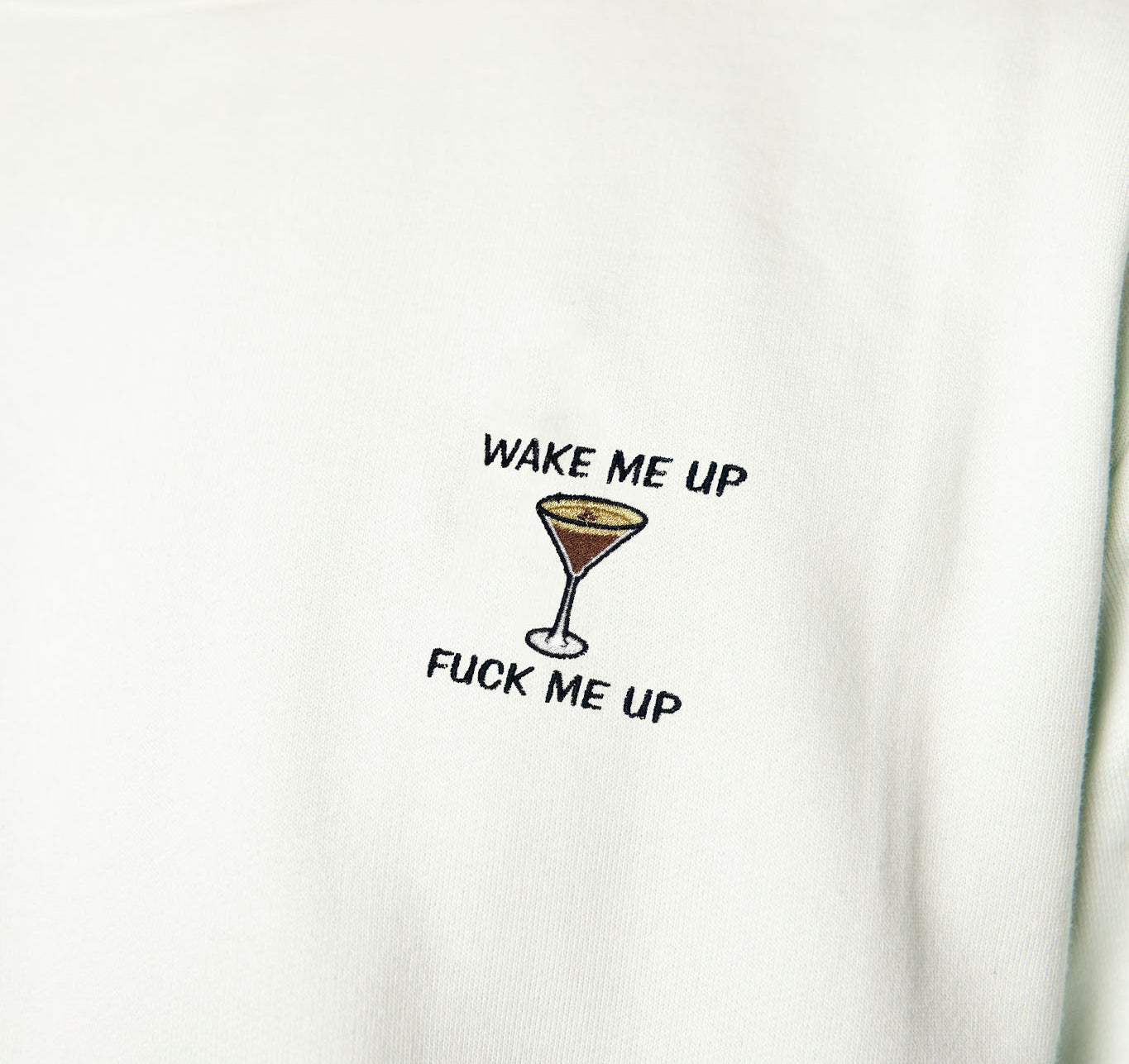 TAILORED TASTES Espresso Martini | Bestickter Bio-Baumwoll Unisex Pullover