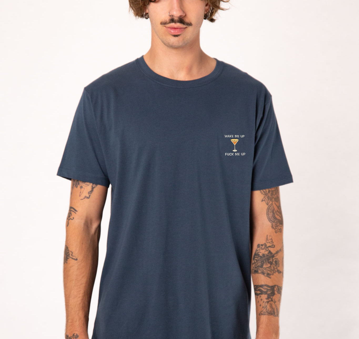 TAILORED TASTES Espresso Martini | Besticktes Männer Bio Baumwoll T-Shirt