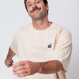 Pfirsich Eistee | Heavy Oversized Bio Baumwoll T-Shirt