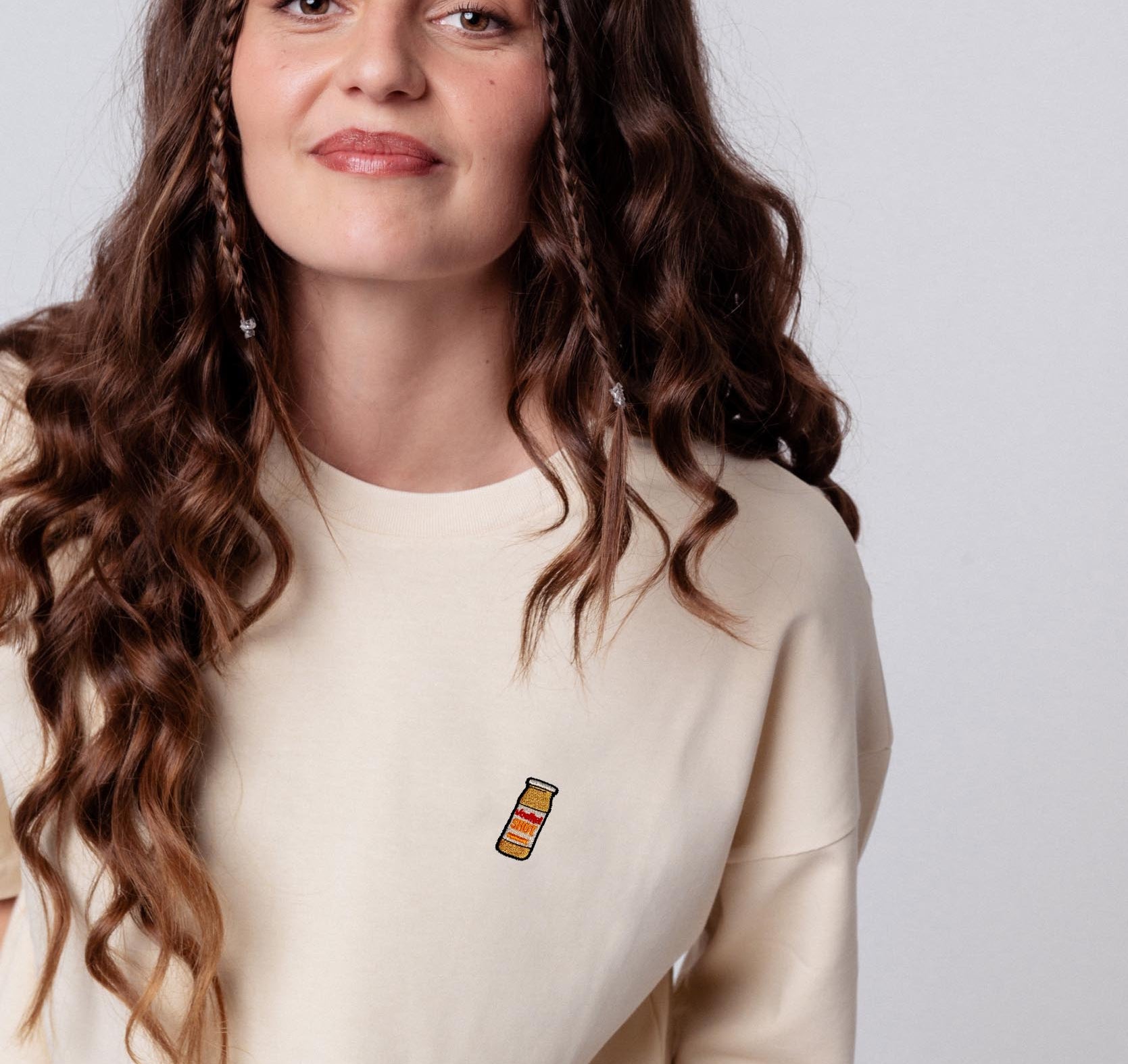 Voelkel Ingwer Shot | Heavy Oversized Bio Baumwoll T-Shirt