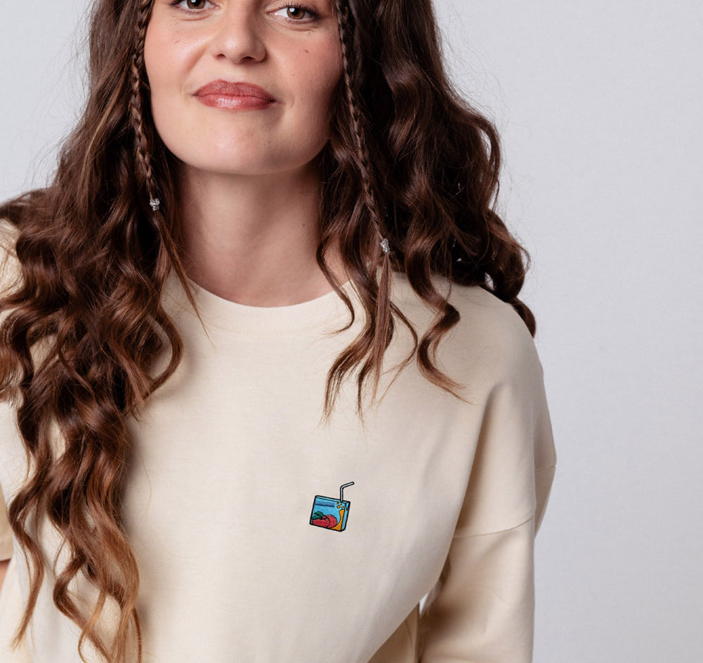 Pfirsich Eistee | Heavy Oversized Bio Baumwoll T-Shirt