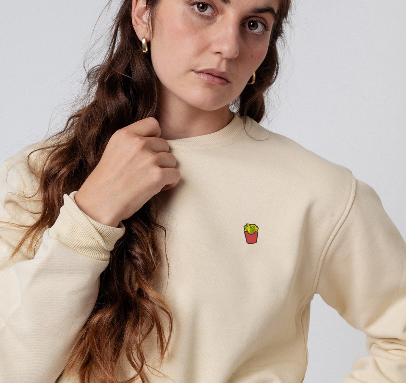 Pommes | Besticker Bio Baumwoll Unisex Pullover