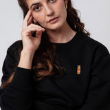 Voelkel Ingwer Shot | Bestickter Bio-Baumwoll Unisex Pullover