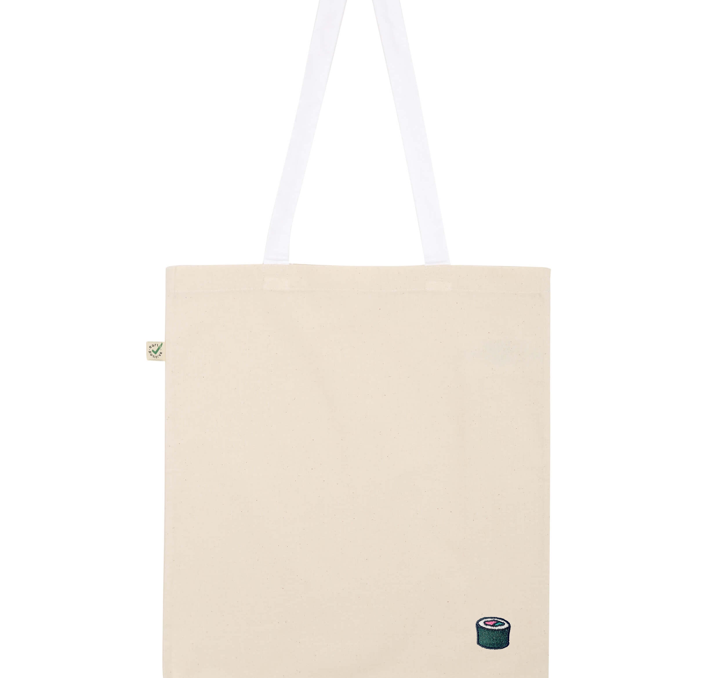 Sushi Maki | Bestickte Bio Baumwoll Tasche